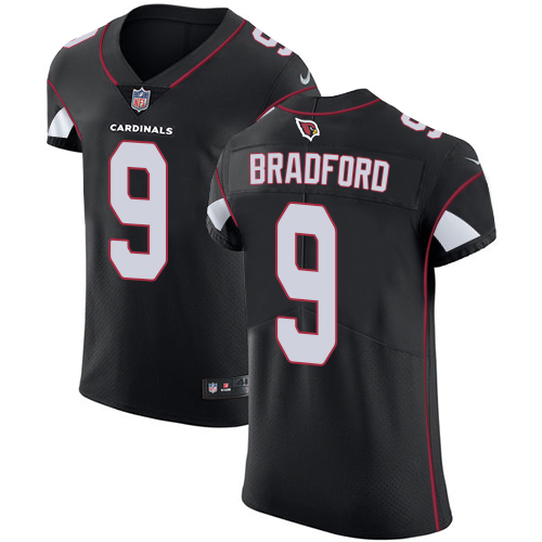 Nike Cardinals #9 Sam Bradford Black Alternate Men's Stitched NFL Vapor Untouchable Elite Jersey - Click Image to Close